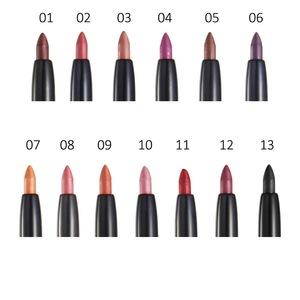 wood oem waterproof private label 12 colors lip liner pencil cosmetics