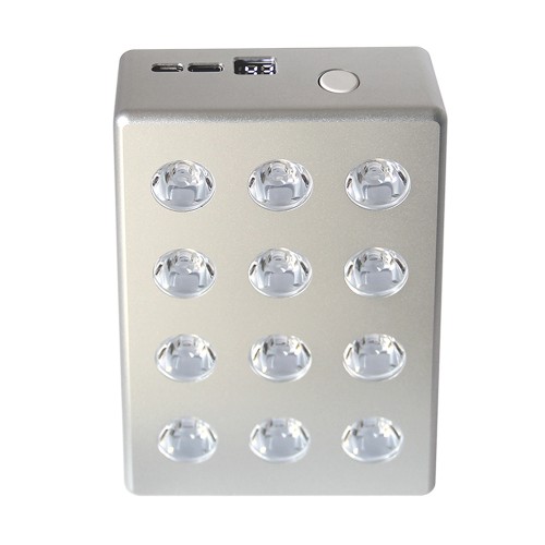 Hot model Skincare FDA approved TL12 portable red light therapy 850nm 660nm battery inside.