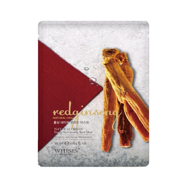 WHISIS Nature Origin Sheet Mask Red ginseng