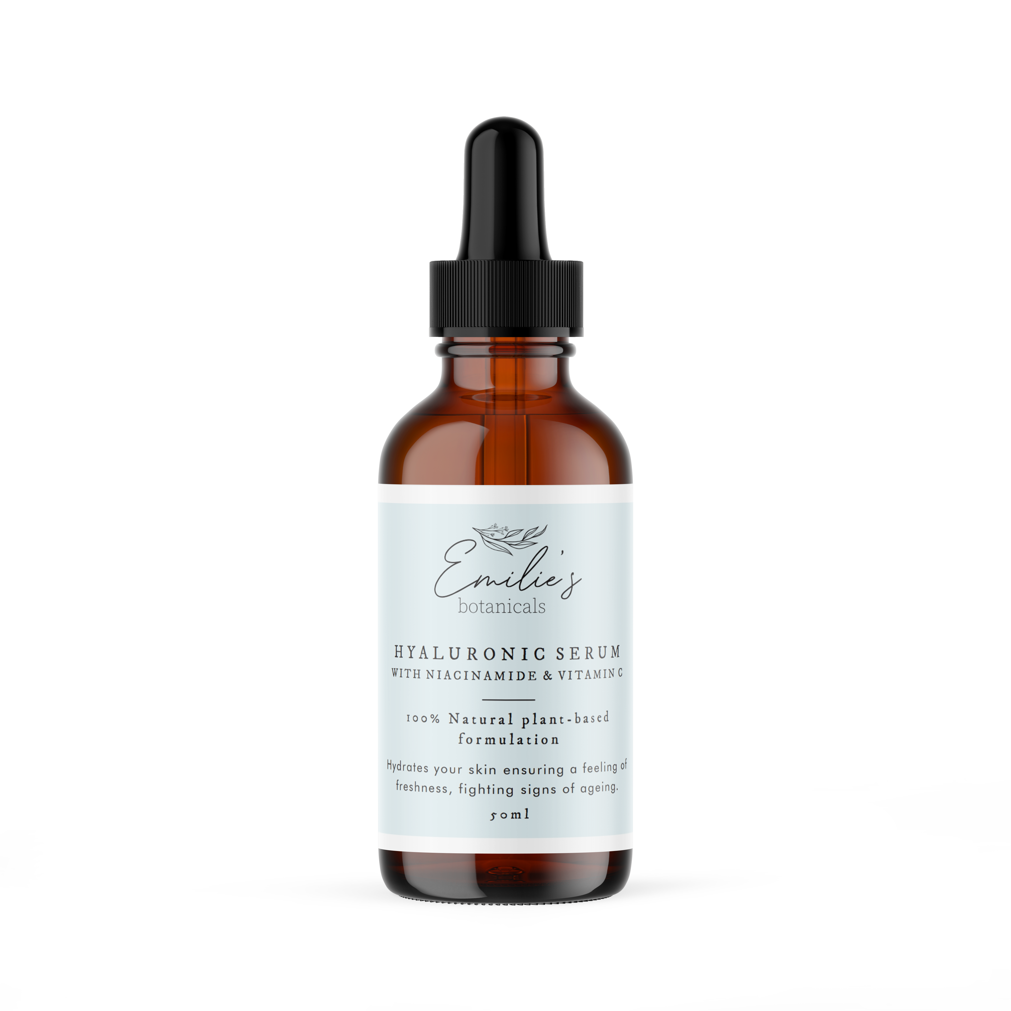 Anti-ageing Hyaluronic Acid Serum Enriched with Vitamin C and Niacinamide. Treatment for Younger and Healthier Looking Skin, 50 ml