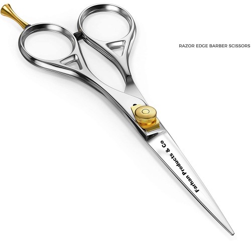 New Best Stainless Steel Straight Barber Hair Scissors Hair Styling Shears With Custom Logo By FARHAN PRODUCTS & Co