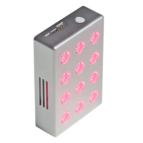 Hot model Skincare FDA approved TL12 portable red light therapy 850nm 660nm battery inside.