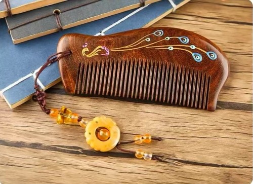 Hot Sell  Chinese Ebony Nyatoh  comb gift box set