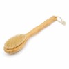 Wholesale Dual Side Sponge & Bristle Dry Body Scrubber Long Fashionable Bath Massage Brush Body Care Bathroom Accessories