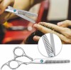 6 inch Professional Hair Cutting Scissors Barber Thinning Texturizing Hairdressing Shears-Stainless Steel Haircut Kits