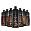 Customized Herbal Argan Oil Ammonia-Free Permanent Long-Lasting Fast Acting Hair Color Shampoo 400ml Home Use Easy to Apply