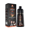 Customized Herbal Argan Oil Ammonia-Free Permanent Long-Lasting Fast Acting Hair Color Shampoo 400ml Home Use Easy to Apply