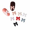 3D Bow Nail Stickers Matte Designs Art 10PCS/lot Fashion Lovely Korean Style Acrylic Nail Jewelry Bows Tie