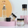 skincare set cosmetic packaging glass bottles cream jars foundation lotion toner bottles in set