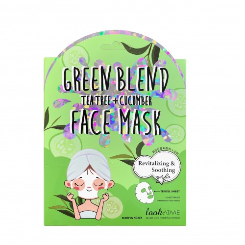 lookATME GREEN BLEND TENCEL FACE MASK
