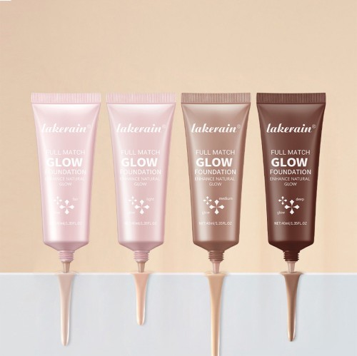 Wholesale Enhance Natural Glow Foundation Vegan Brighten Face Makeup Shimmer Liquid Foundation Vendor