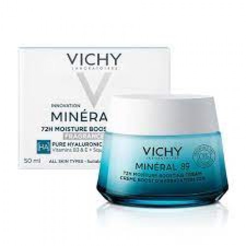 Vichy Minéral 89 72Hr Hyaluronic Acid and Squalane Moisture Boosting Cream 50ml