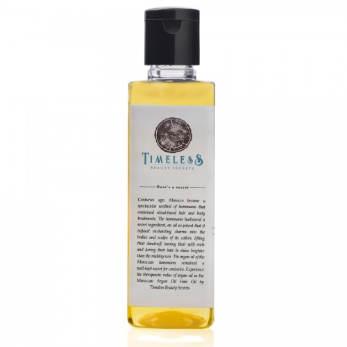 Timeless Beauty Secrets Organic Argan Oil Hair Fall Control  Non-Greasy  Hair Oil