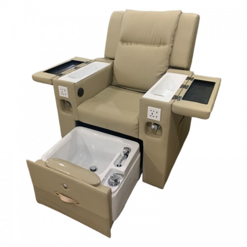Kingtum 2023 the latest beauty salon equipment recliner massage nail chair foot bath chair pedicure sofa MZ8