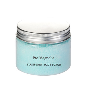 100% Natural Salt Scrub Blueberry Body Facial Scrub For Exfoliating