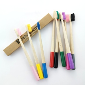 10PCS/PACK Premium Best ECO Reusable Organic Bamboo Toothbrush