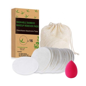 2019 Custom 2 3 4 Layer Make Up Set Instruction Note 20 Reusable Remover Bamboo Cotton Pads