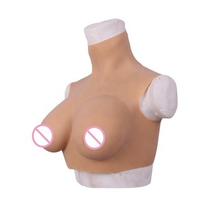 75D Cup Artificial Breast Enhancer Realistic Silicone Breast Forms for  Crossdresser - Henan Han Song Silicone Products Co., Ltd.