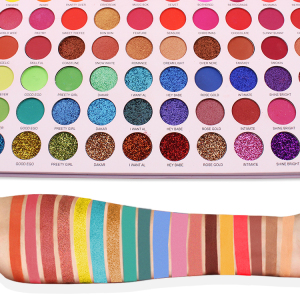 80 Colors Shimmer Glitter Pigmented Eye shadow Private Label Eyeshadow Palette