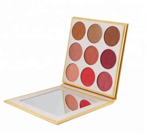 9 Color Wholesale Make Up Powder Private Label Blush Palette Packaging