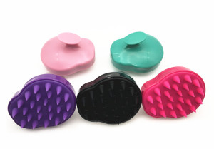 Anti-Slip Soft Silicone Head Body Massager Shampoo Scalp Brush