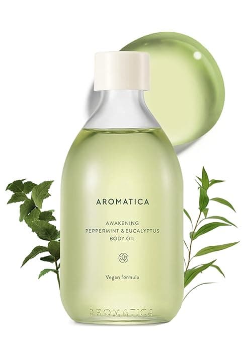 AROMATICA Awakening Body Oil Peppermint &amp; Eucalyptus - 100ML / 3.38 fl. oz.