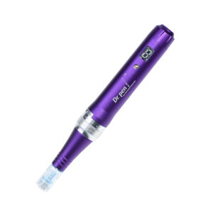 Auto purple skin tightening machine microneedling hair growth LCD speed display screen electric derma pen wired dr pen X5