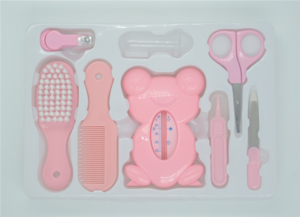 Baby Kids Nail Hair Body Care Flog Water Thermometer Grooming Kit Set