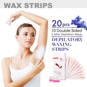 Beauty Ready-to-use depilatory hair removal wax strips
