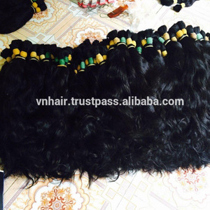 Best celler bulk hair bundles virgin human hair 100% natural unprocessed from Nguyen Thi Nhi household