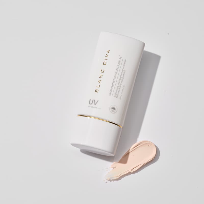 BLANC DIVA MULTI PROTECTION FITTING SUNBASE SUN CREAM STRONG UV PROTECTION