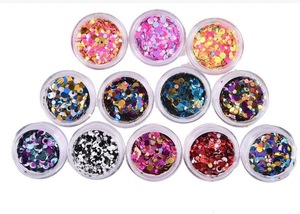 Body Glitter Powder Shimmer Tattoos Colorful Acrylic Polyester Glitter