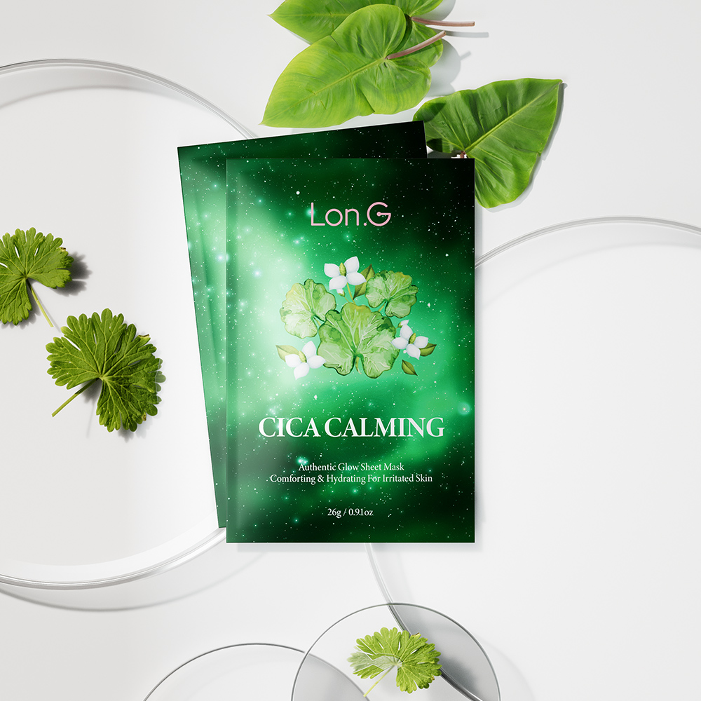 Cica Calming Authentic Glow Sheet Mask(5EA)