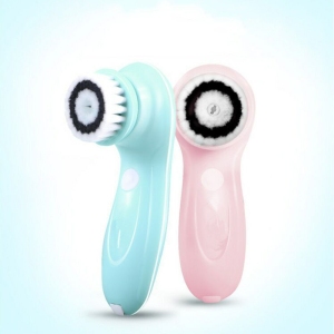 Custom electric facial skin cleansing brush