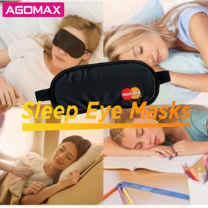 Custom printed eye blinder travel airline microfiber sleeping eyeshade blindfold sleep eye masks