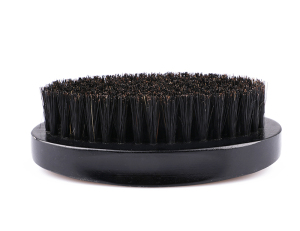 Custom your own logo medium hard boar bristle hair brush mens wave brush