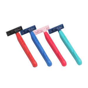 D214L Amazon Hot selling Durable Fashion twin blade disposable razor shaving razor