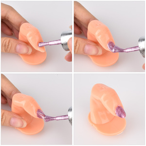 Fake Fingers Model Training False Nail Art Tips Display DIY Manicure Practice Artificial Flexible Nail Art Tools Equipments