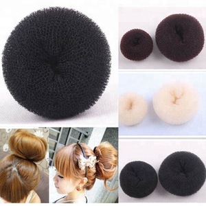 fashion durable nylon donut hair styling tool bun maker hair accessories