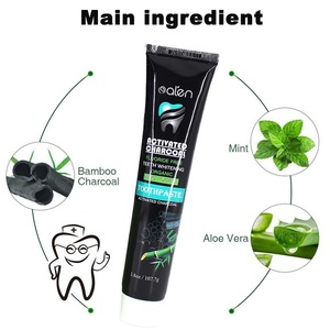 Free Design Private Label Natural Formula Peppermint Whitening Bamboo Charcoal Toothpaste