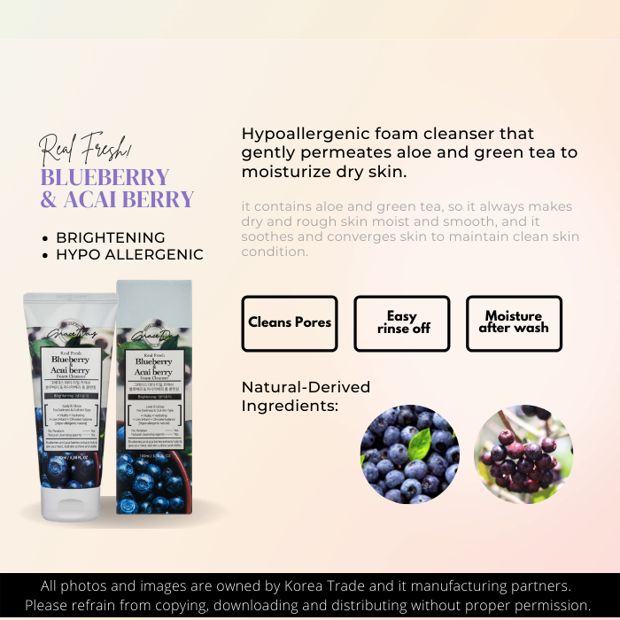 GRACE DAY REAL FRESH FOAM CLEANSERS