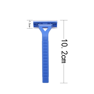 High quality hair remove shaving razor 2 blades  hanging card packing shaver