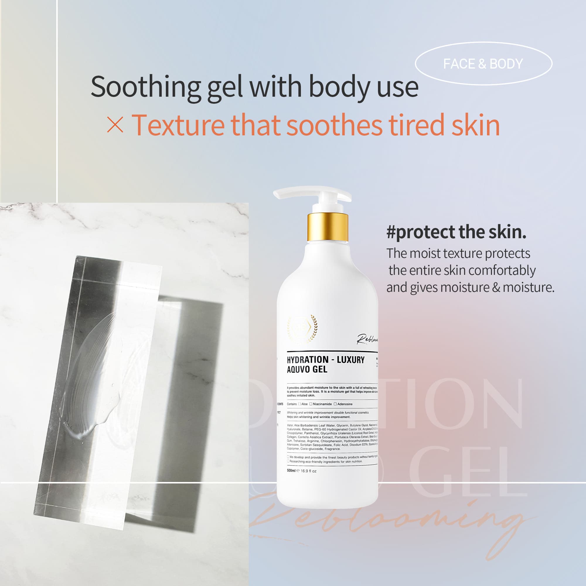 HYDRATION LUXURY AQUVO GEL FOR SPA