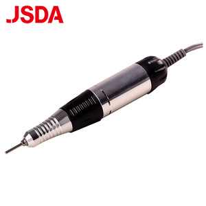 JSDA brand JD400 electric nail drill tool with handpiece and nail drill bits