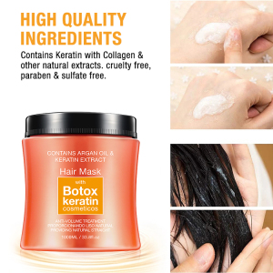 Keratin Professional Treatment Fruit Magical Repair Salon Silk Protein Hair Mask