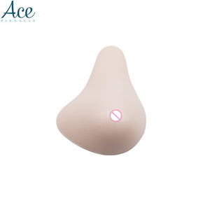 Lighter silicone breast forms for men