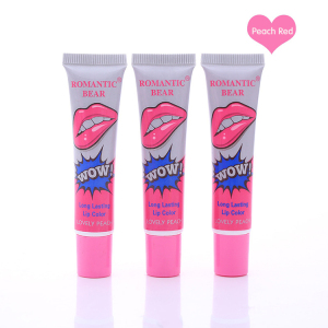 Long Lasting Lipstick Tint Tear Pull 6 Colors Waterproof Liquid Makeup Lip Stick