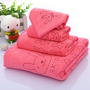 manufacturer china hotel home supply items high quality microfiber towels bath set luxury printed