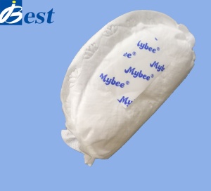 Massive instantaneous absorption SAP breast pad