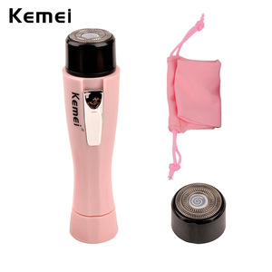 Mini Battery Powered Electric Women Lady Shaver Razor Hair Removal Depilatory Female Epilator For Leg Underarm Bikini Line Body